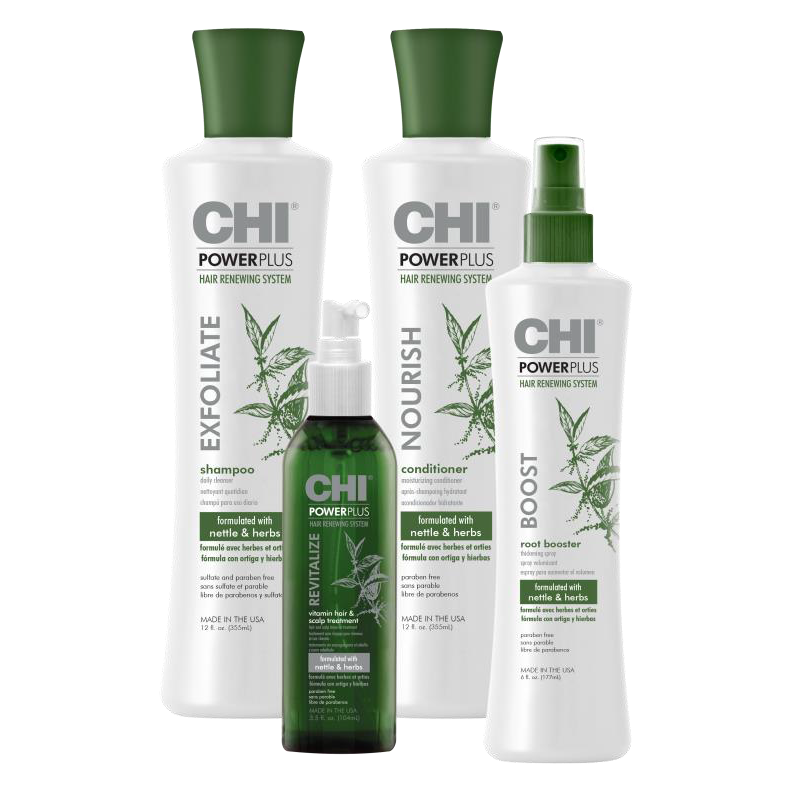 CHI POWER PLUS ☘ Renewing haircare maintenance system