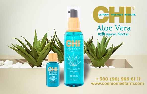 CHI © Aloe Vera Oil -Шовк для кучерявого волосся CHI ® Aloe Vera