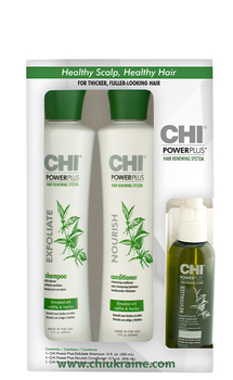 CHI PowerPlus Kit - Набір для догляду за волоссям та шкірою голови 
