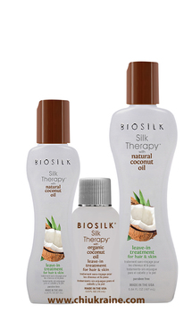 BioSilk Silk Therapy - незмивний догляд Шовкова терапія з кокосовою олією  для волосся і тіла